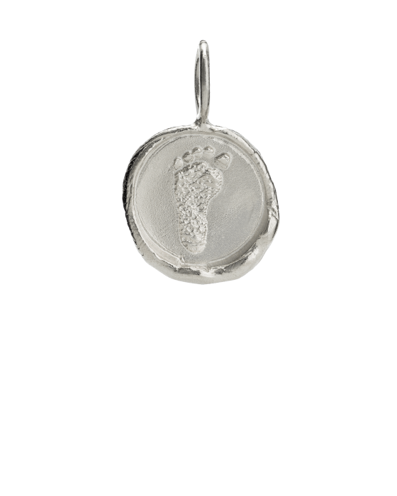 Organic Footprint Keepsake Pendants